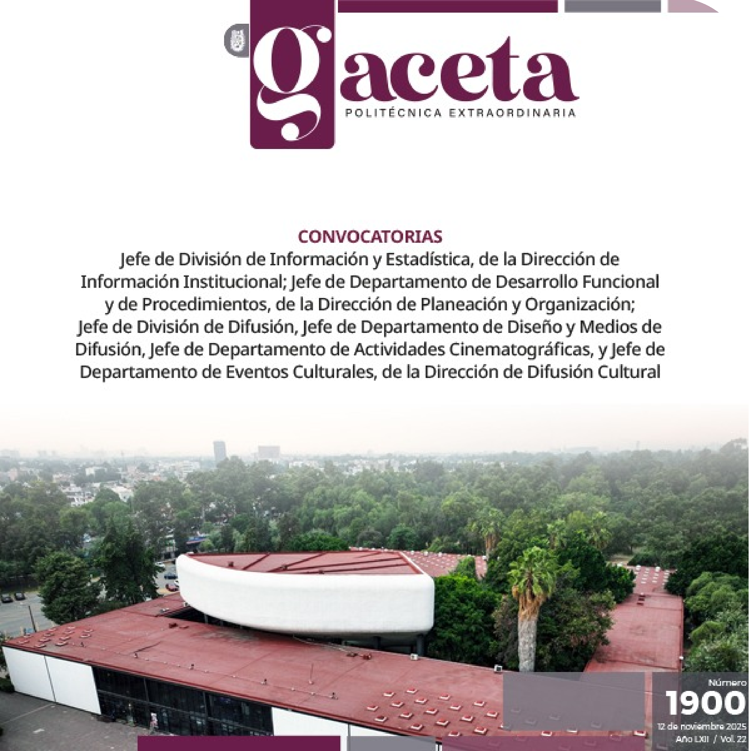 gaceta convocatorias